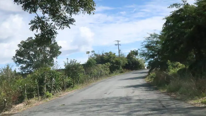 Carretera Palmar Estación-Palmarejo en malas condiciones